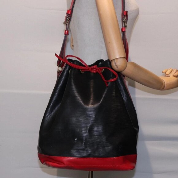 LOUIS VUITTON Epi Noe Shoulder Bag By color Black Red M44017 LV Auth 79238 - Picture 3 of 16